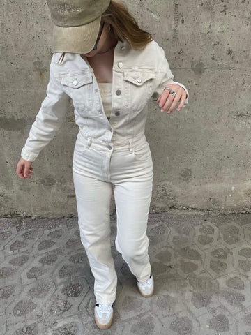 Denim overalls