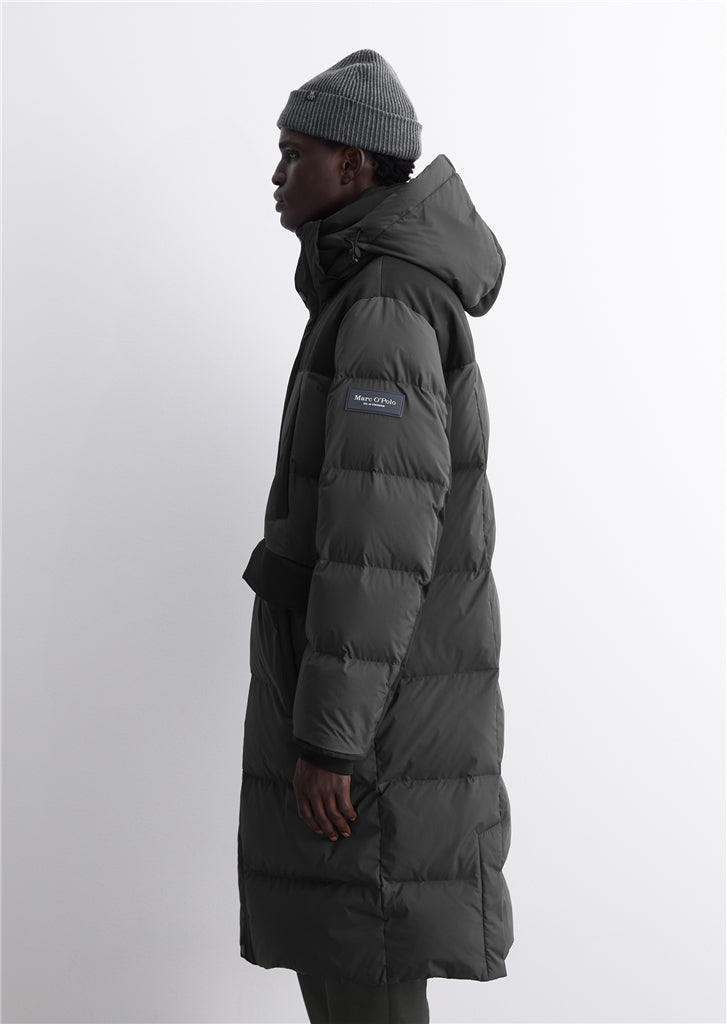 Marc o'polo men's down jacket long dark gray