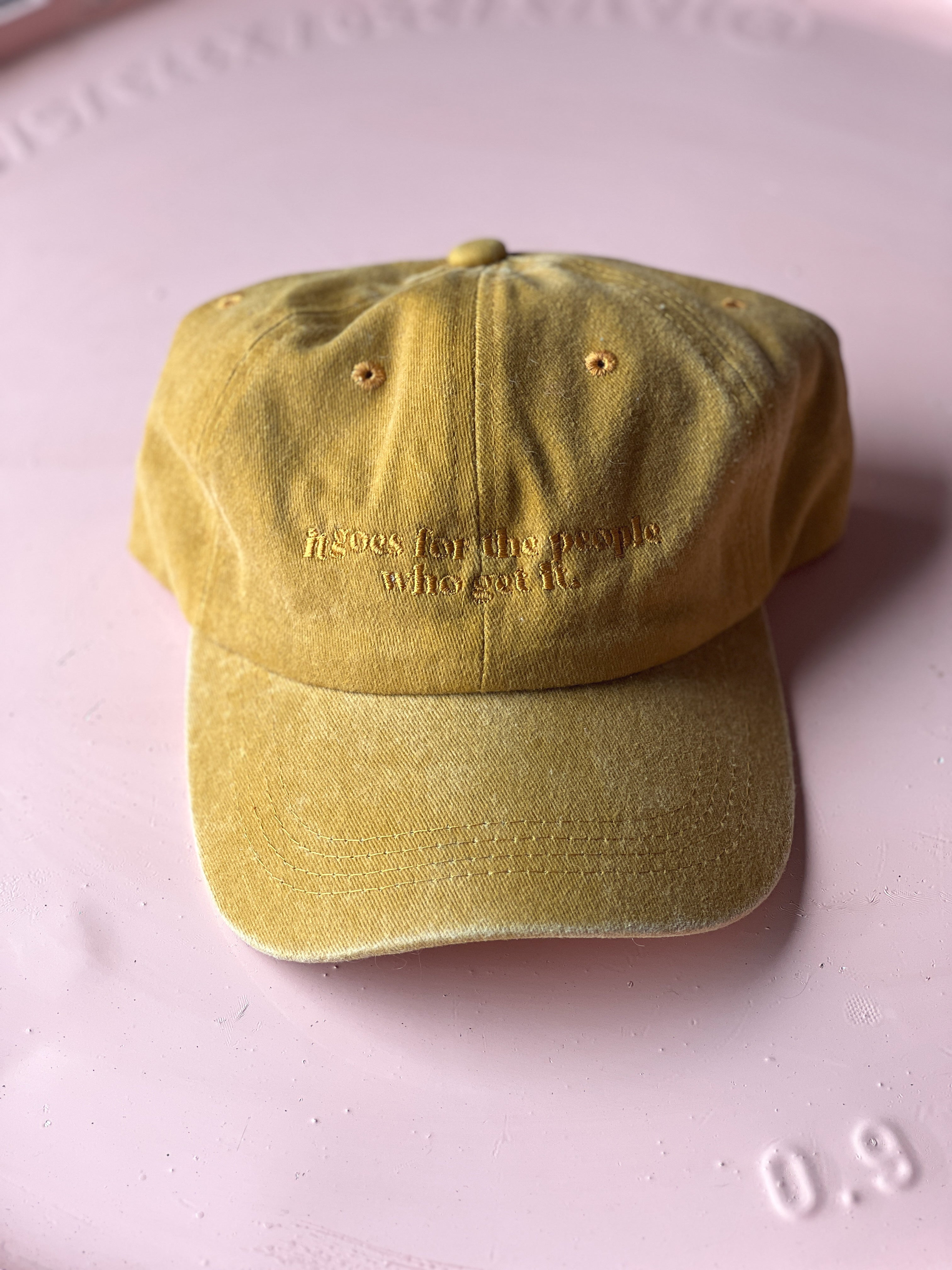 It goes for the people who get it cap