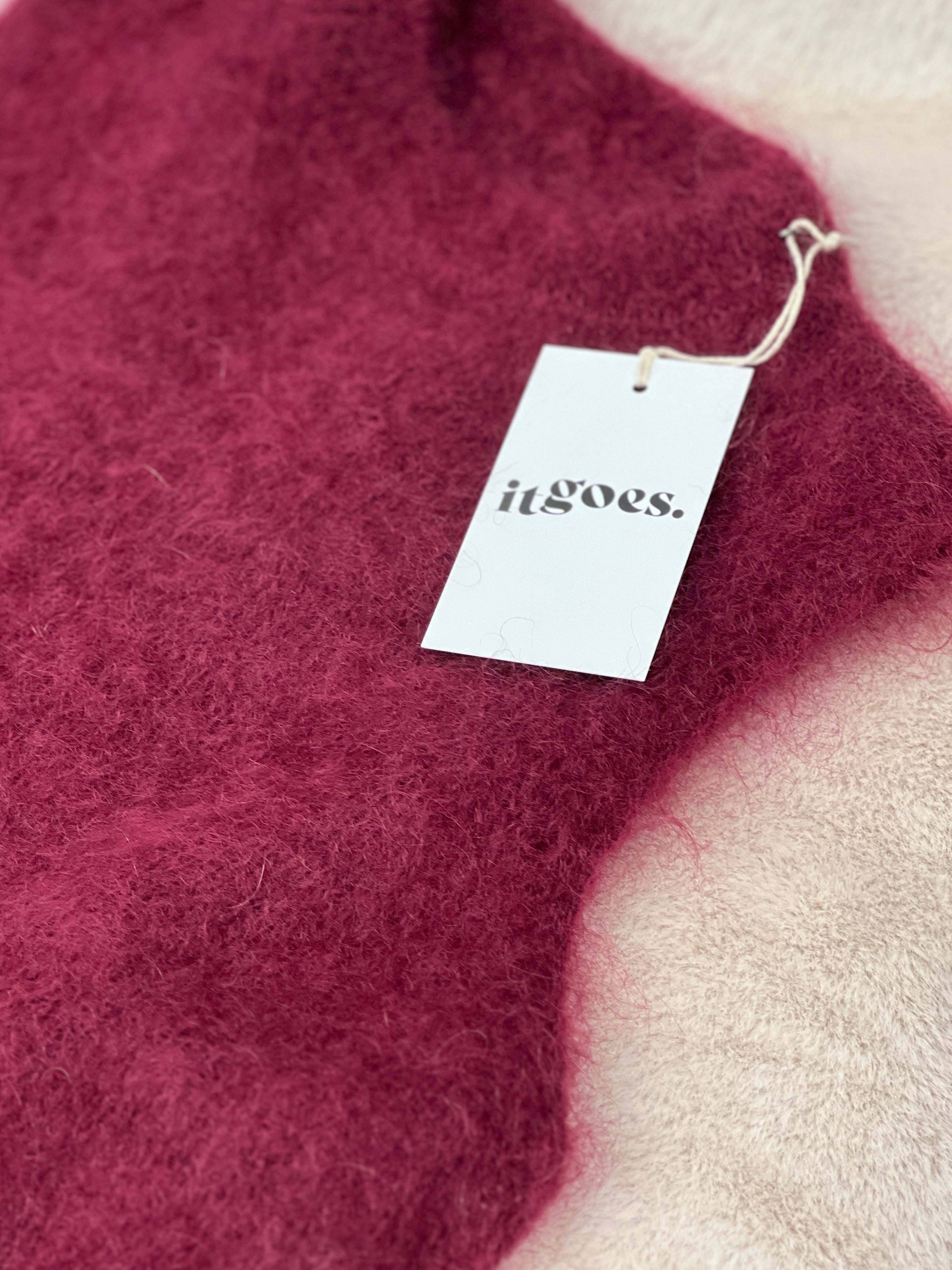 Cozy kid mohair knit top