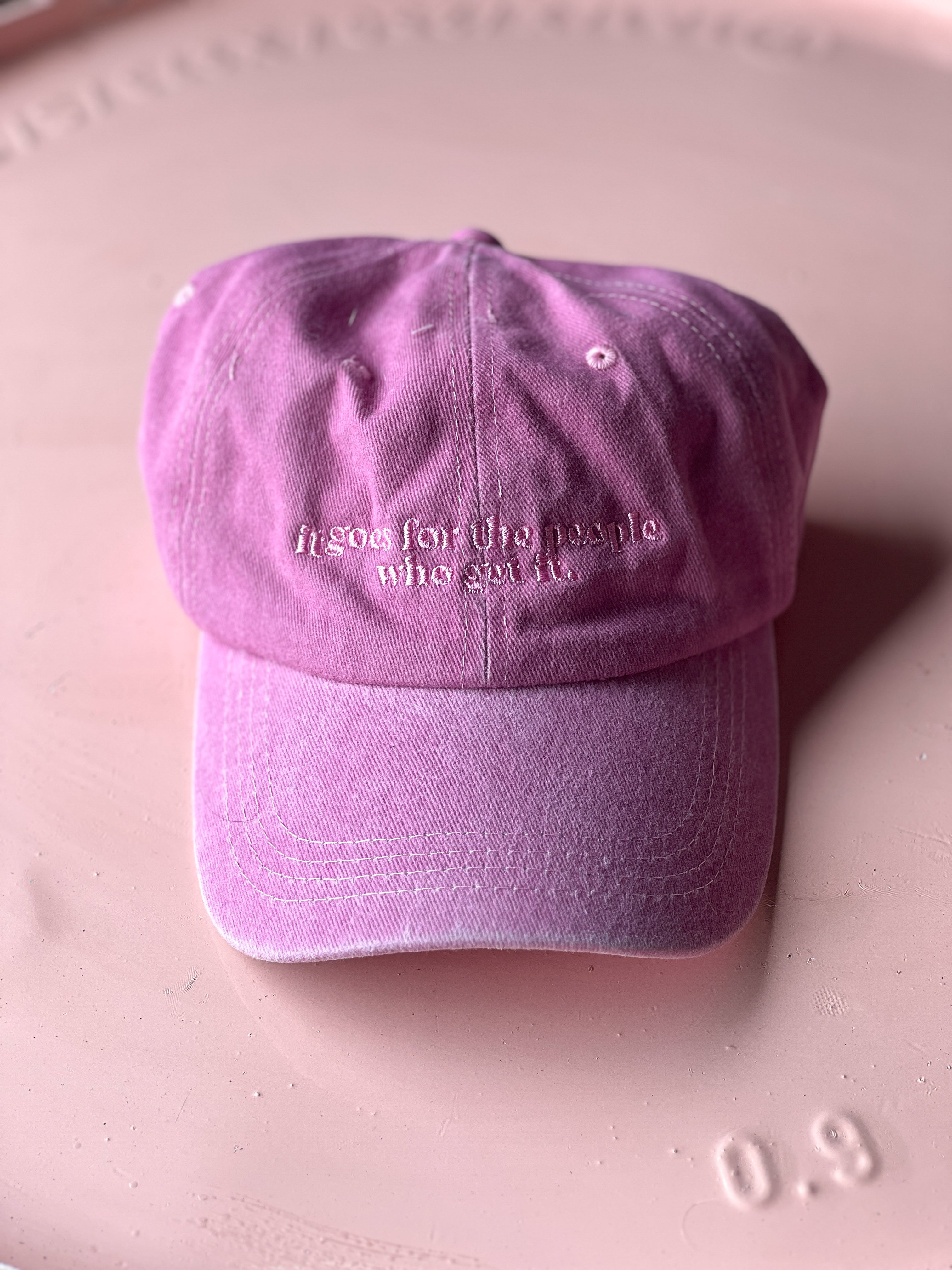 It goes for the people who get it cap