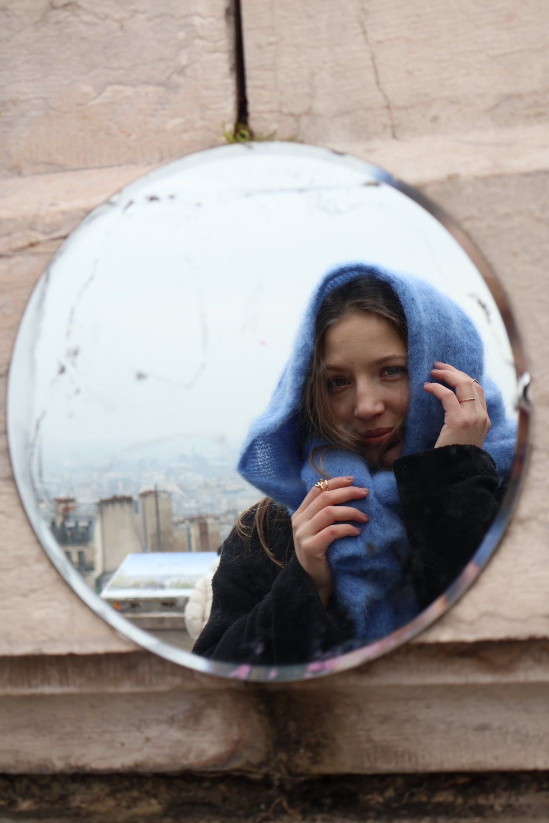 Heavy cloud kid mohairhuivi