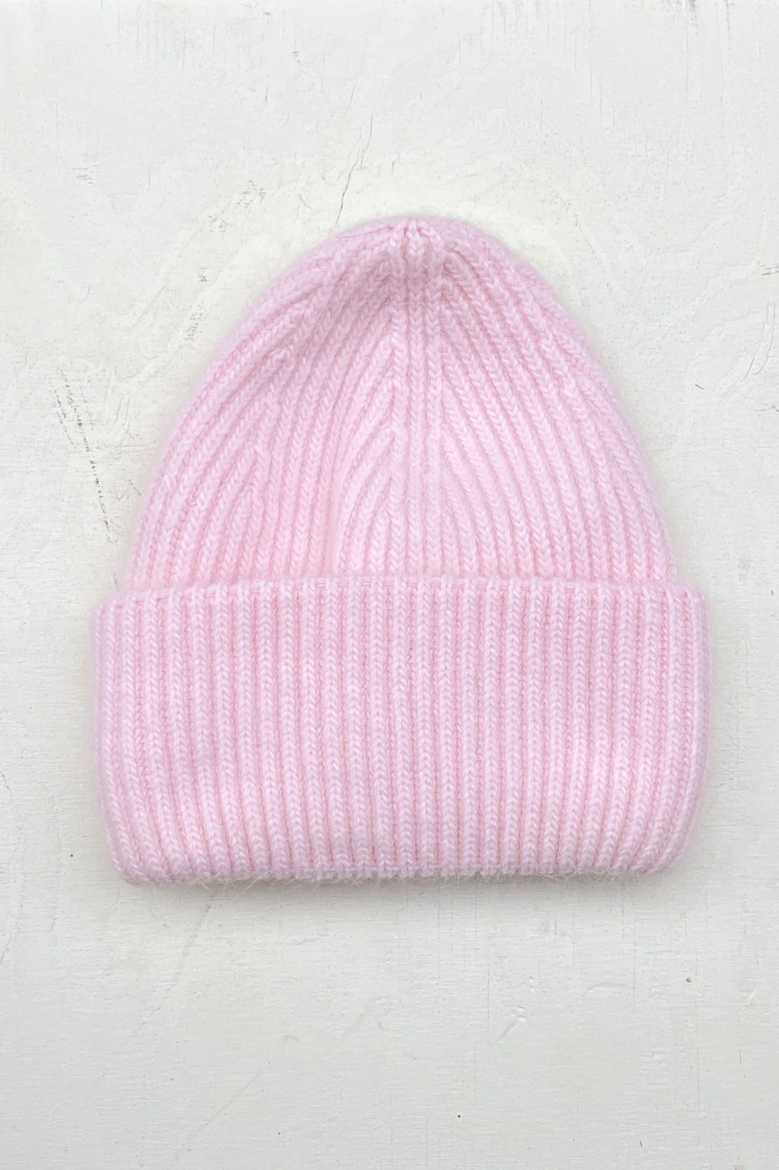 Heavy cloud kid mohair beanie