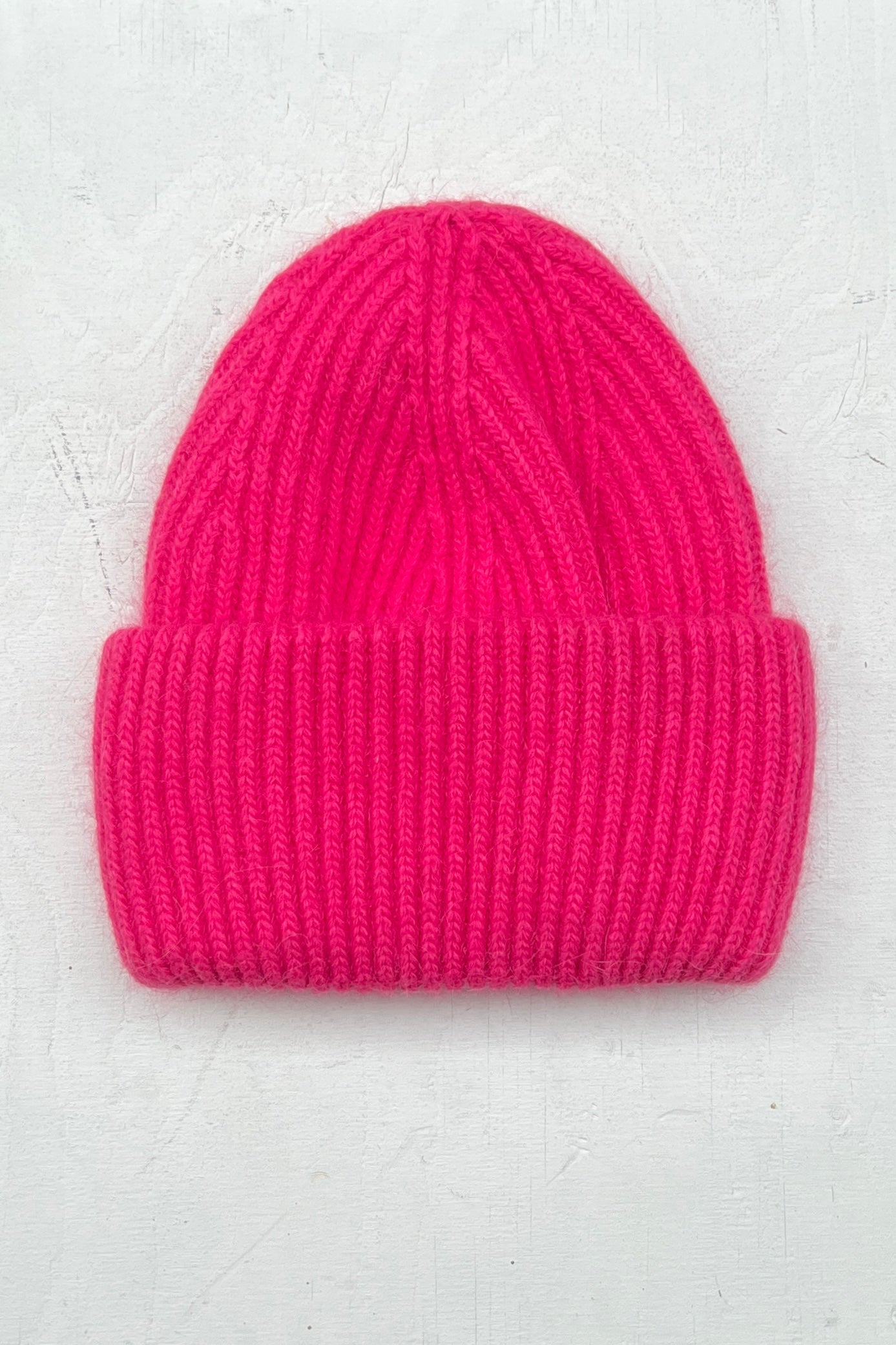 Heavy cloud kid mohair beanie