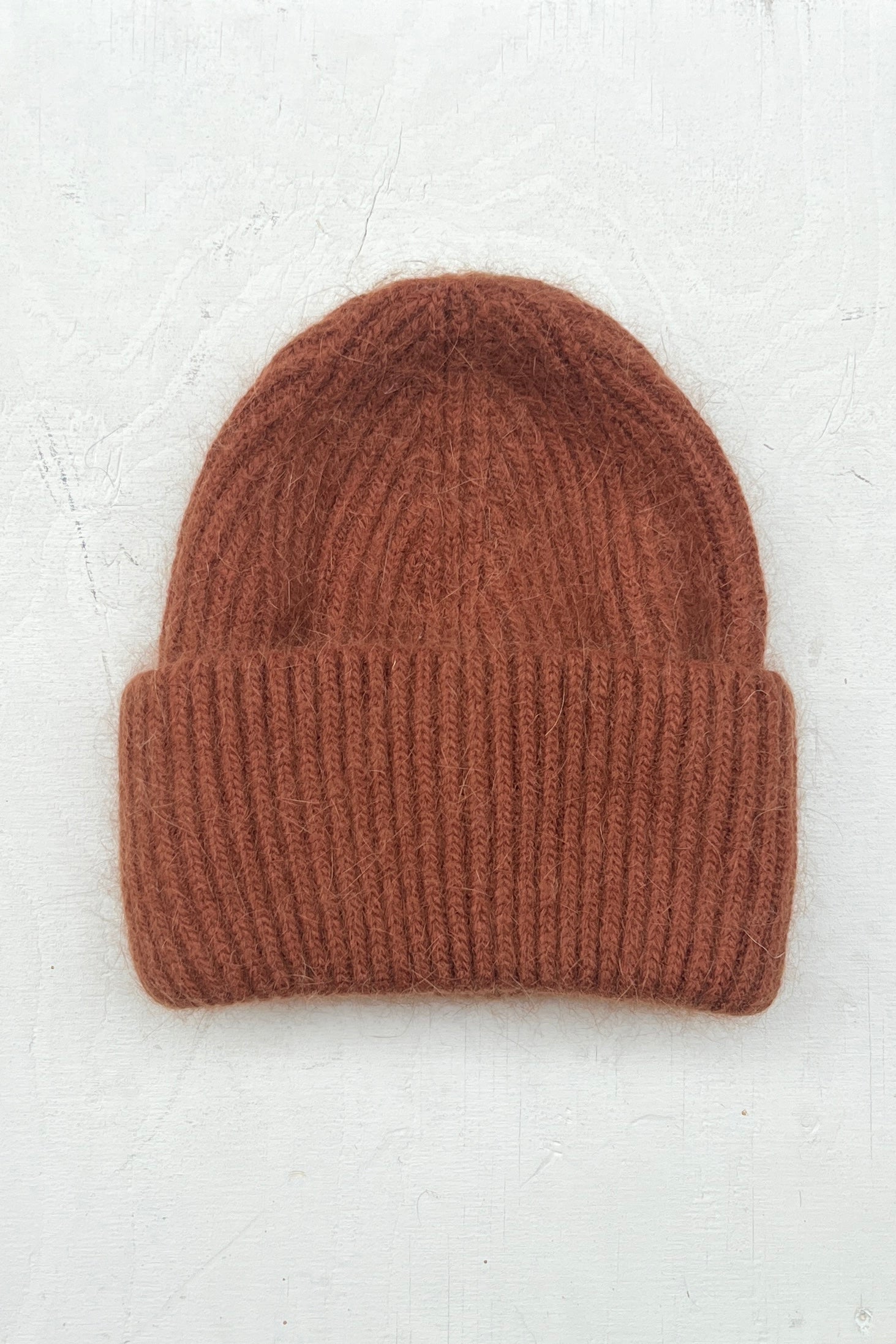 Heavy cloud kid mohair beanie