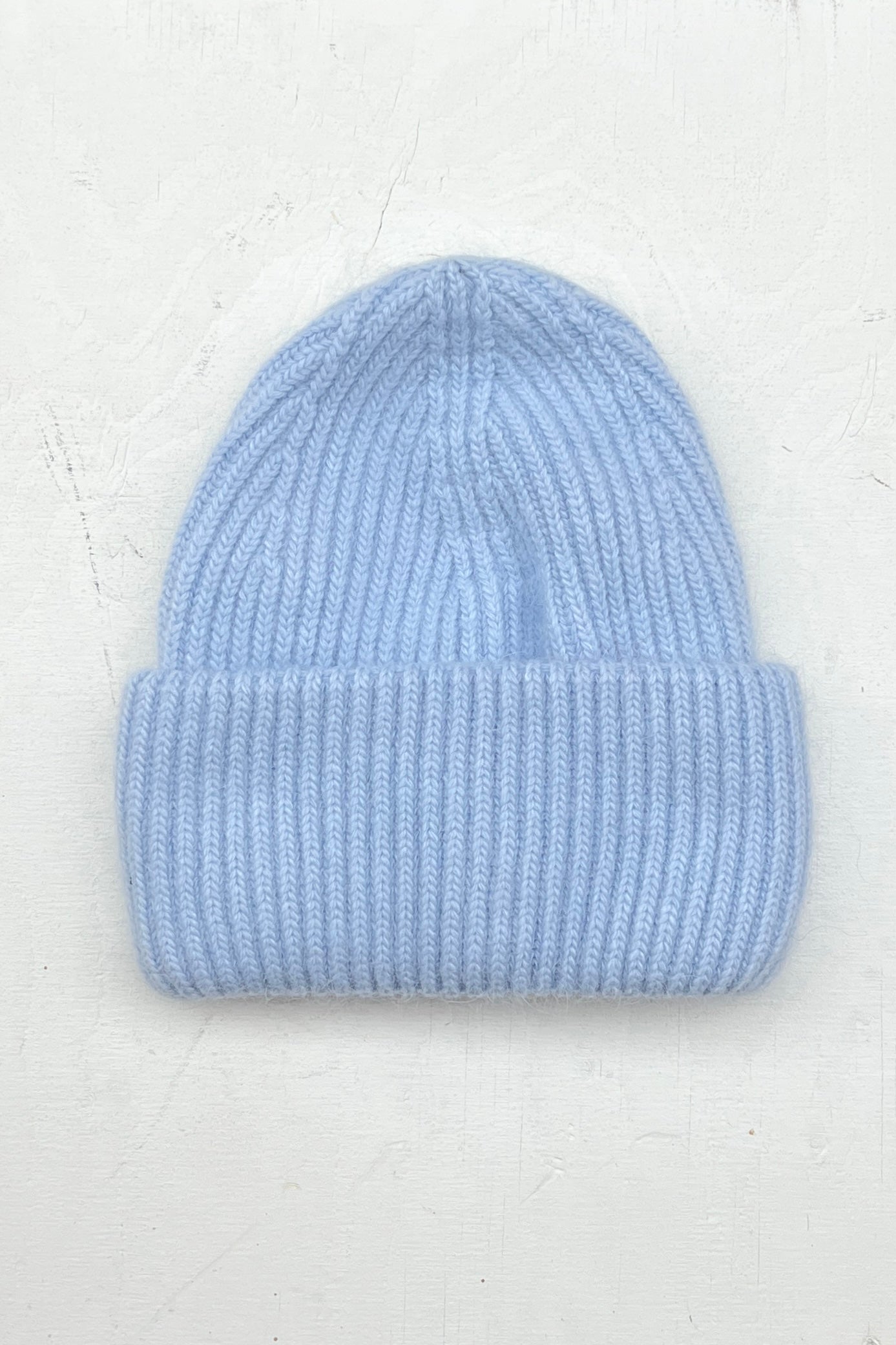 Heavy cloud kid mohair beanie