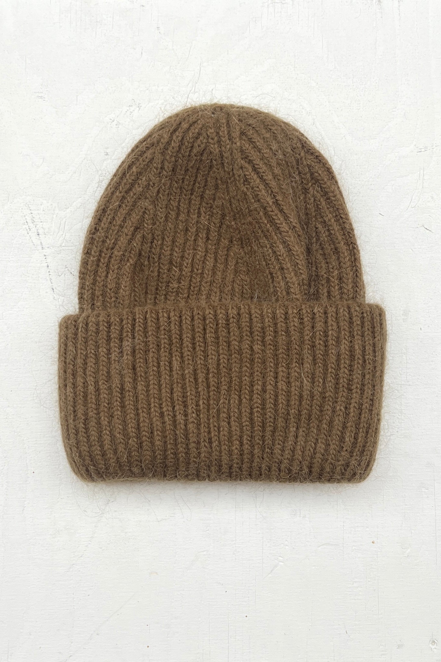 Heavy cloud kid mohair beanie