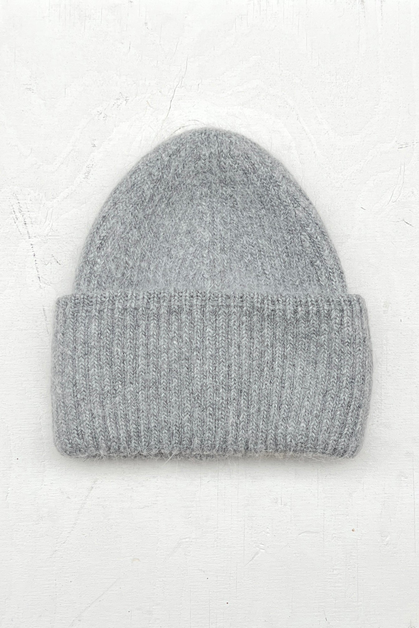 Heavy cloud kid mohair beanie