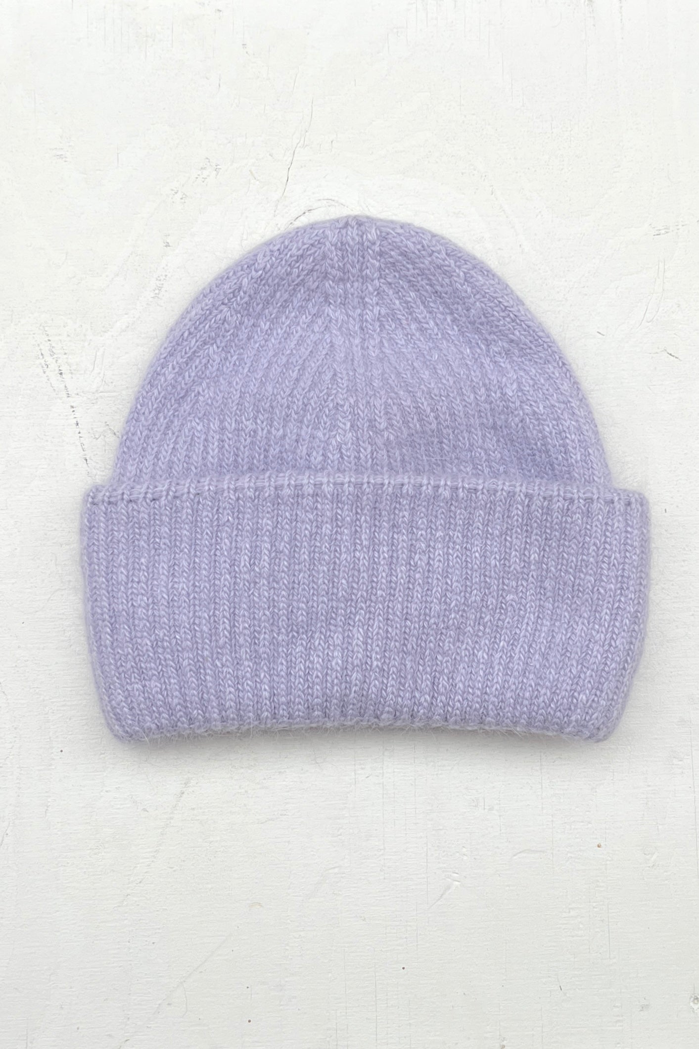 Heavy cloud kid mohair beanie