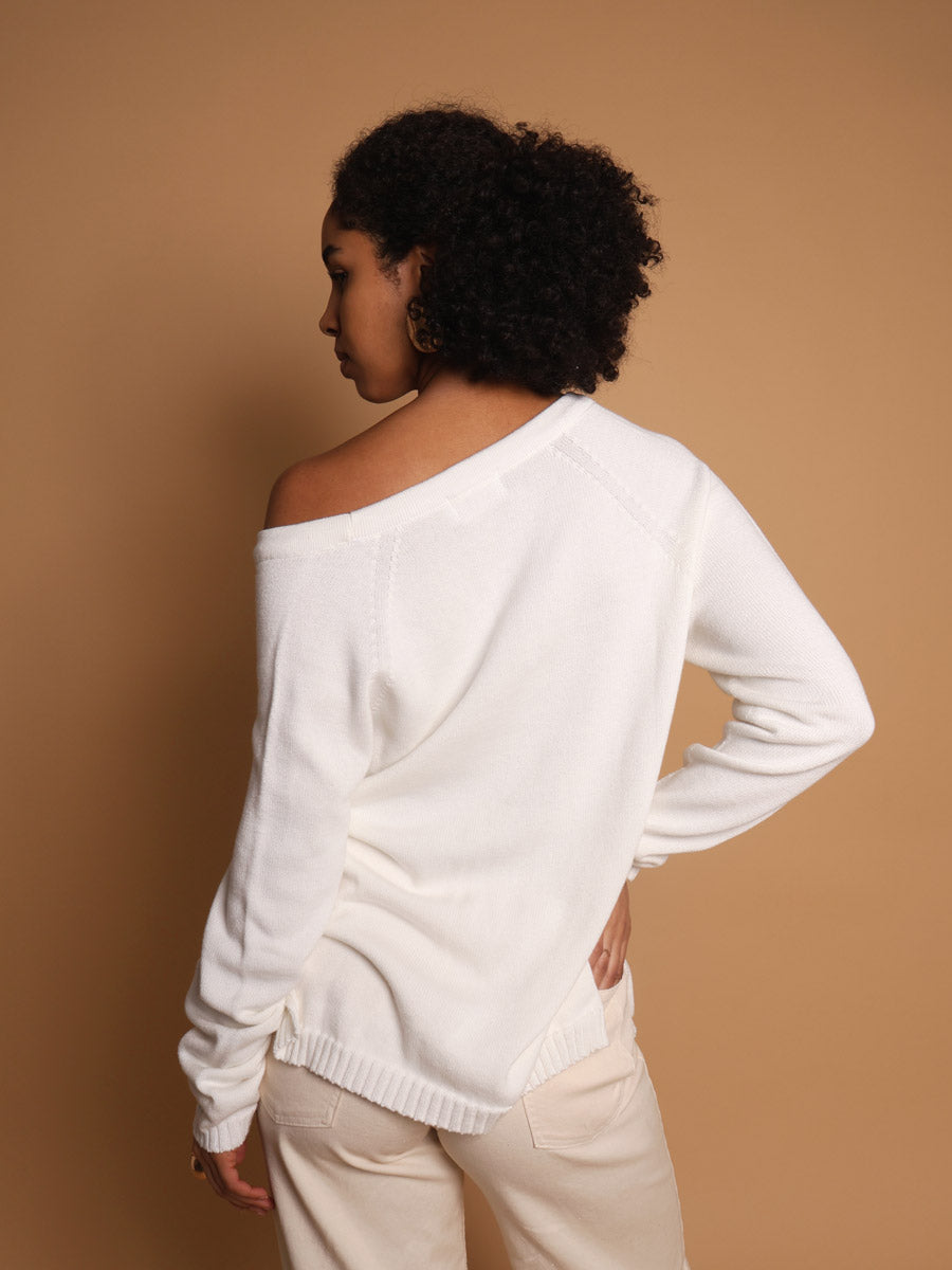 Mild Breeze cotton sweater