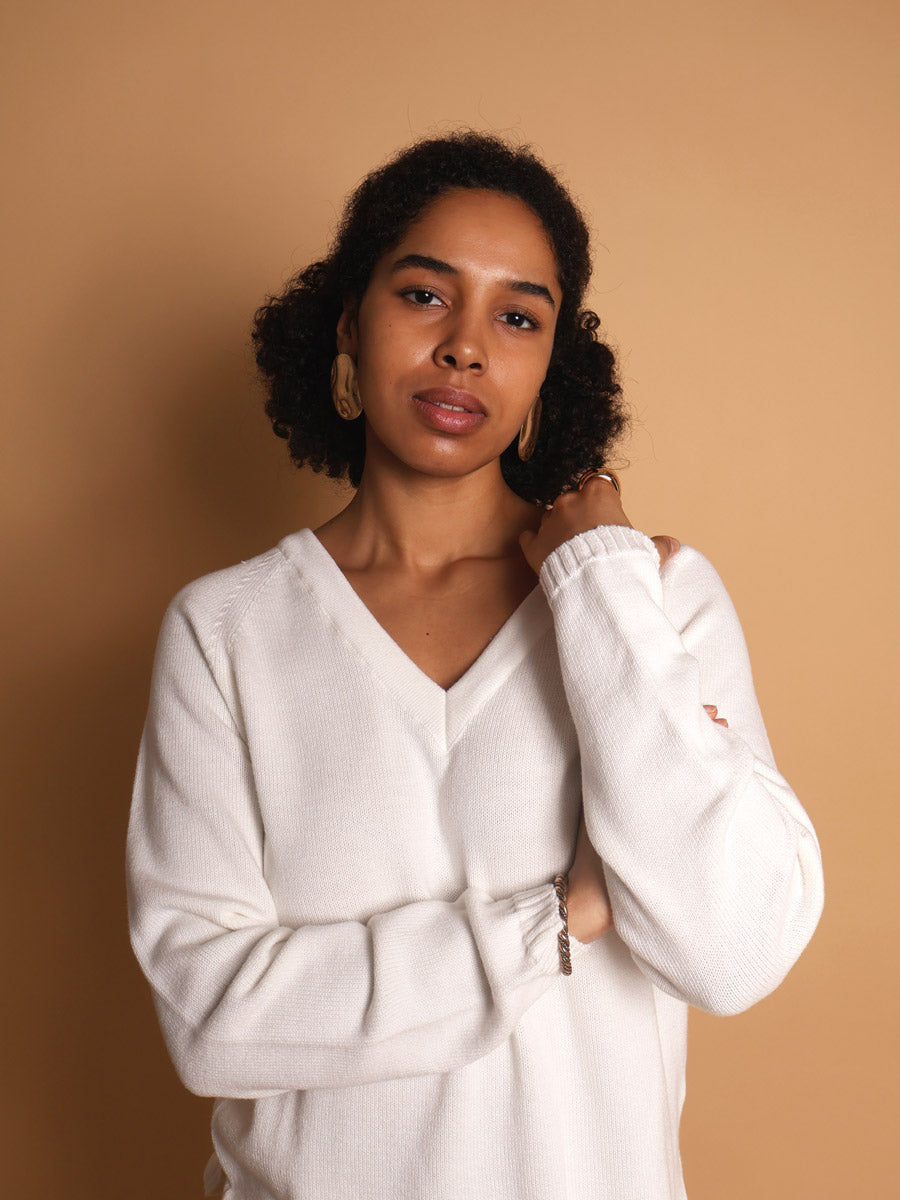 Mild Breeze cotton sweater