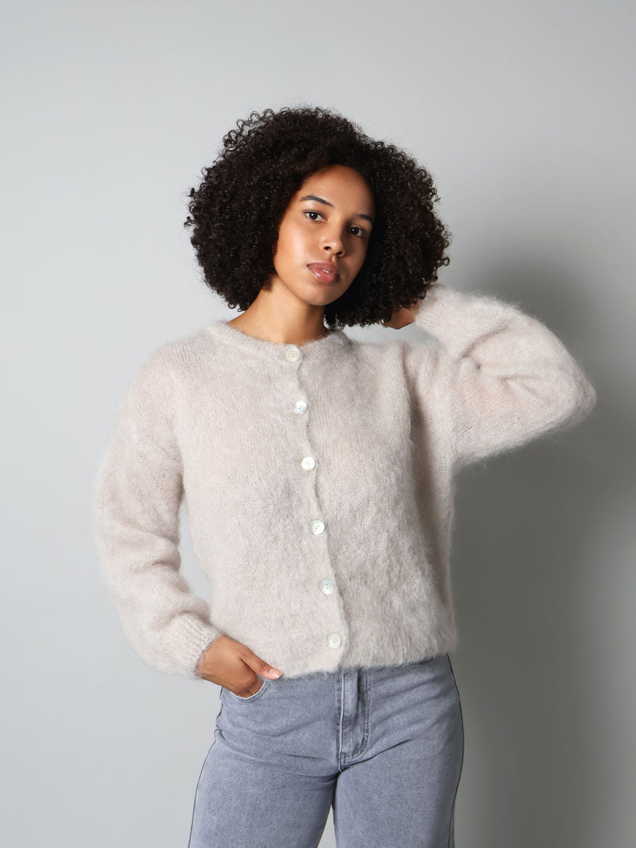 Flow kid mohair cardigan