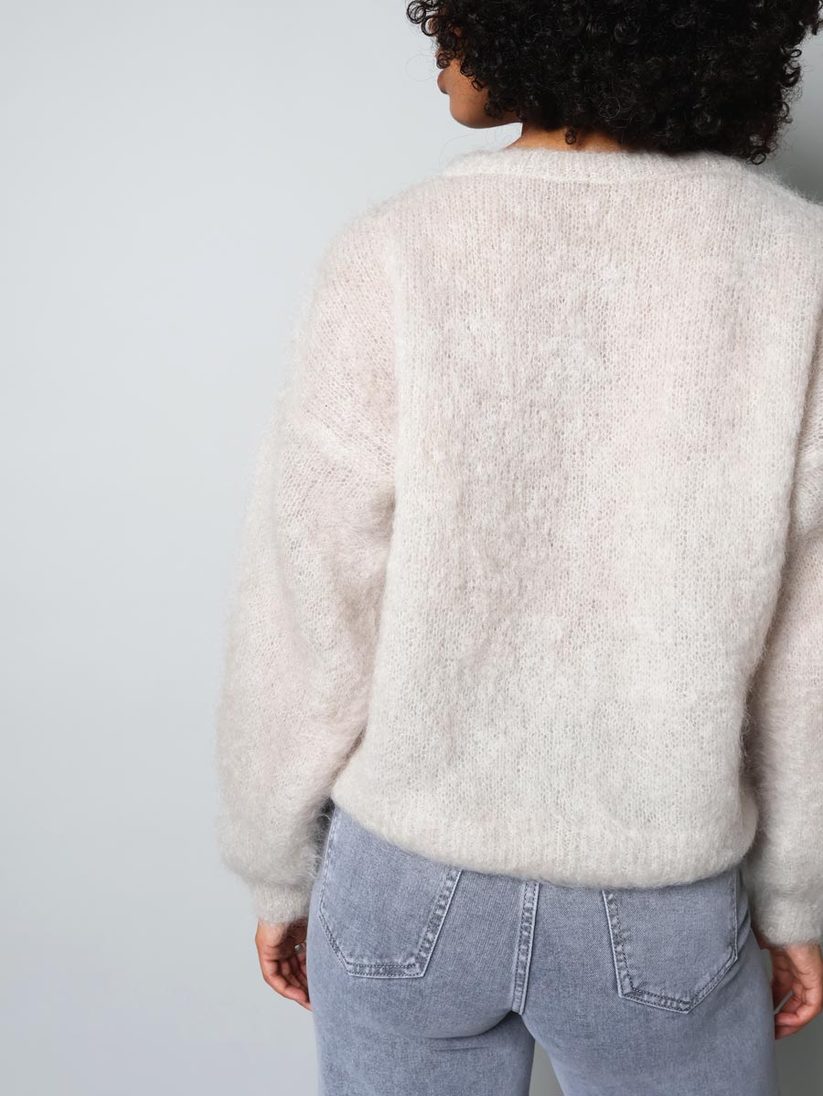 Flow kid mohair cardigan