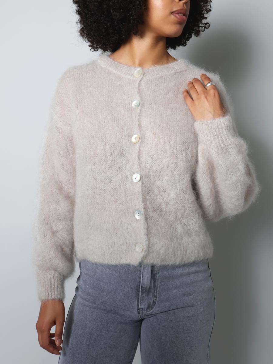 Flow kid mohair cardigan