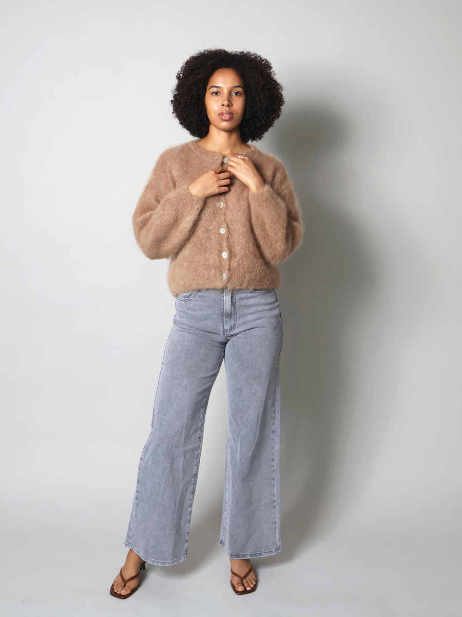 Flow kid mohair cardigan