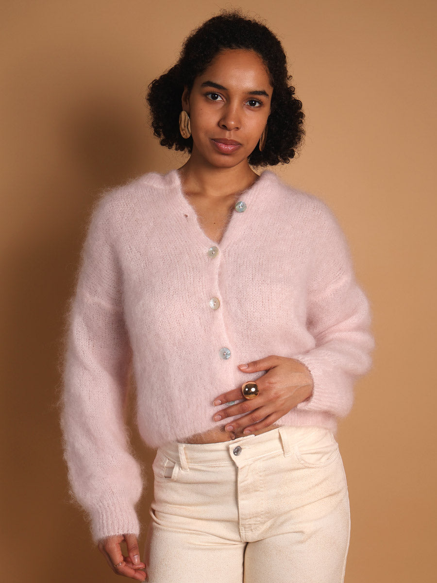 Flow kid mohair cardigan