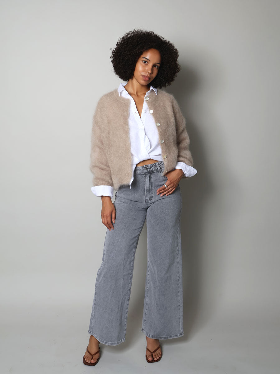 Flow kid mohair cardigan