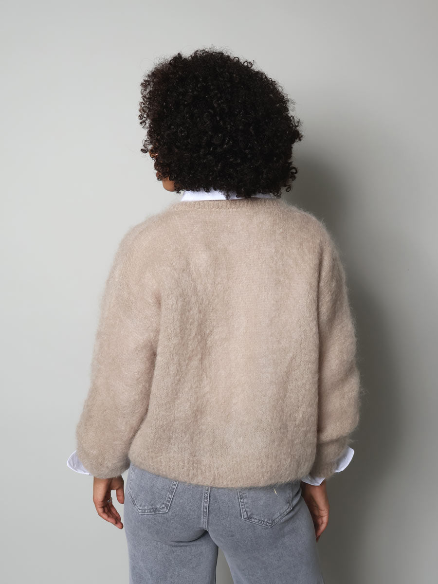 Flow kid mohair cardigan