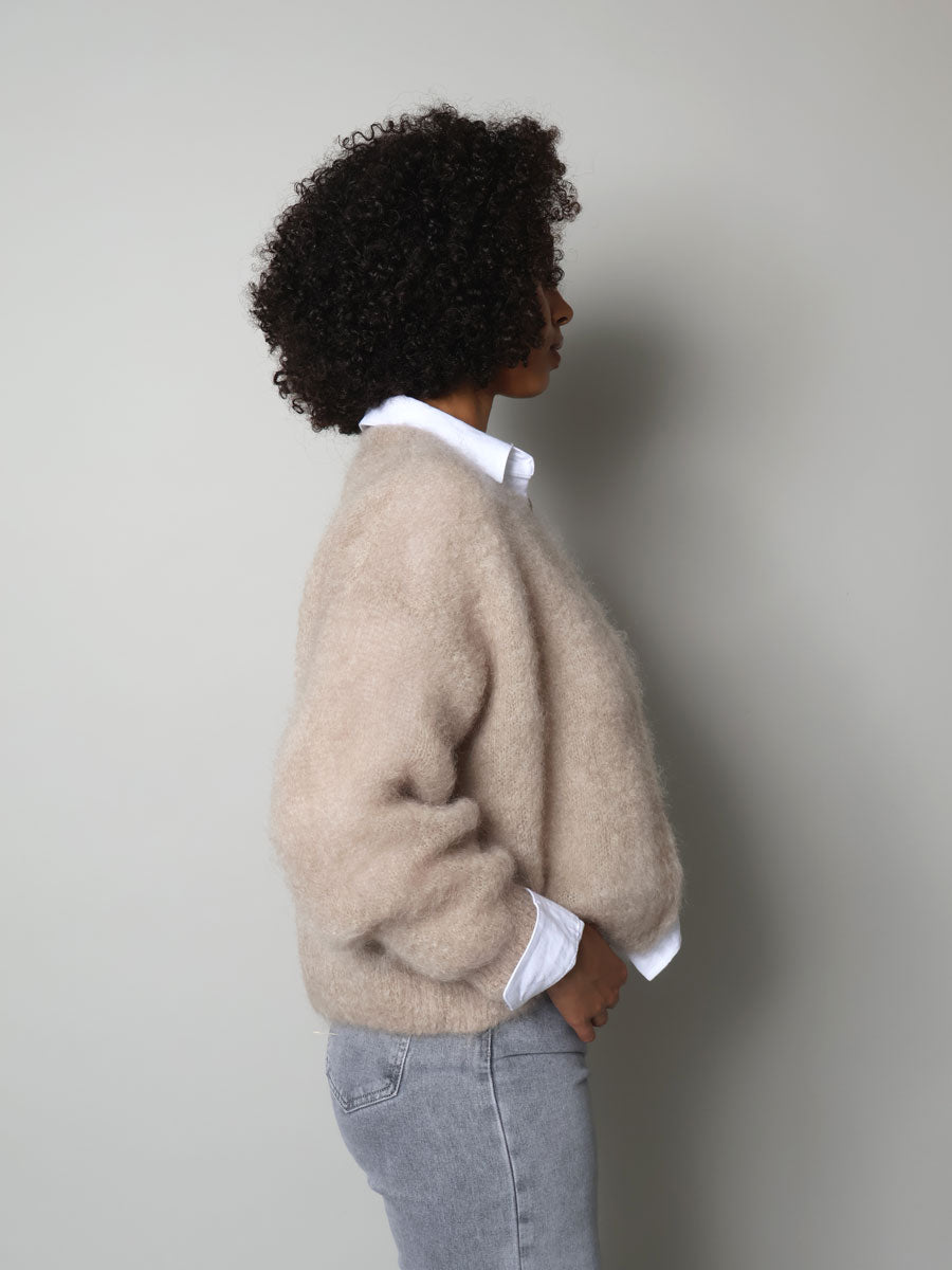 Flow kid mohair cardigan