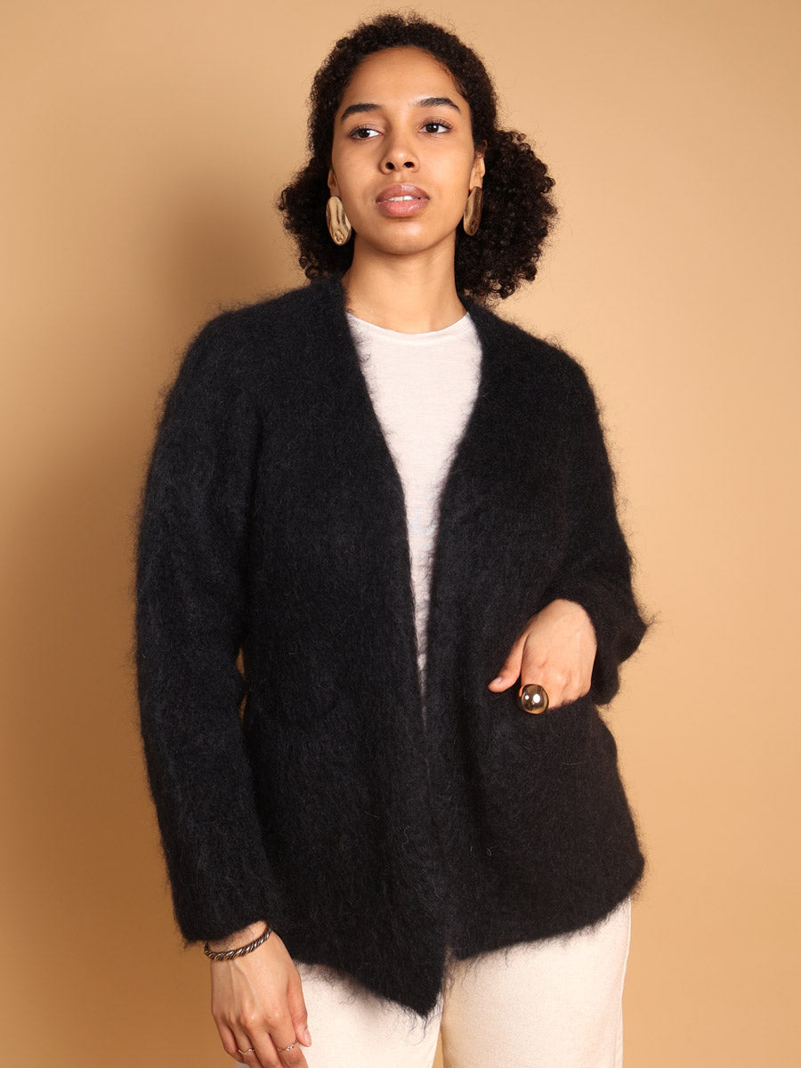 OUAT MOHAIR OFFICE CARDIGAN