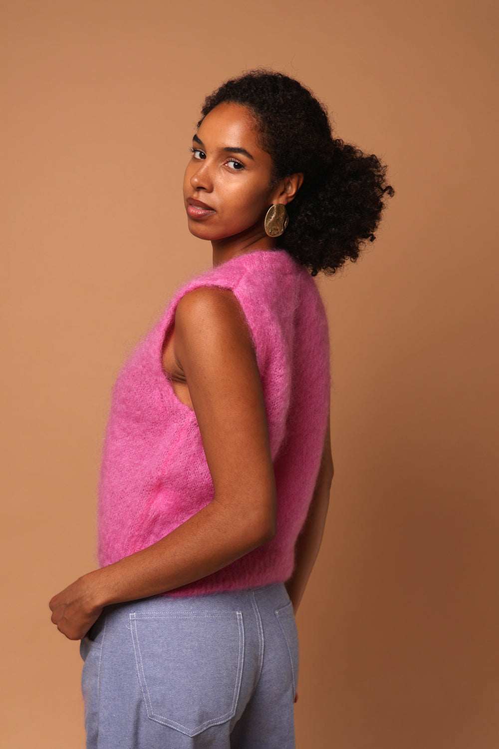 Heart kid mohair neuletoppi
