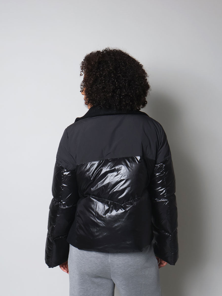 Marc o'polo cropped naisten untuvatakki lyhyt musta