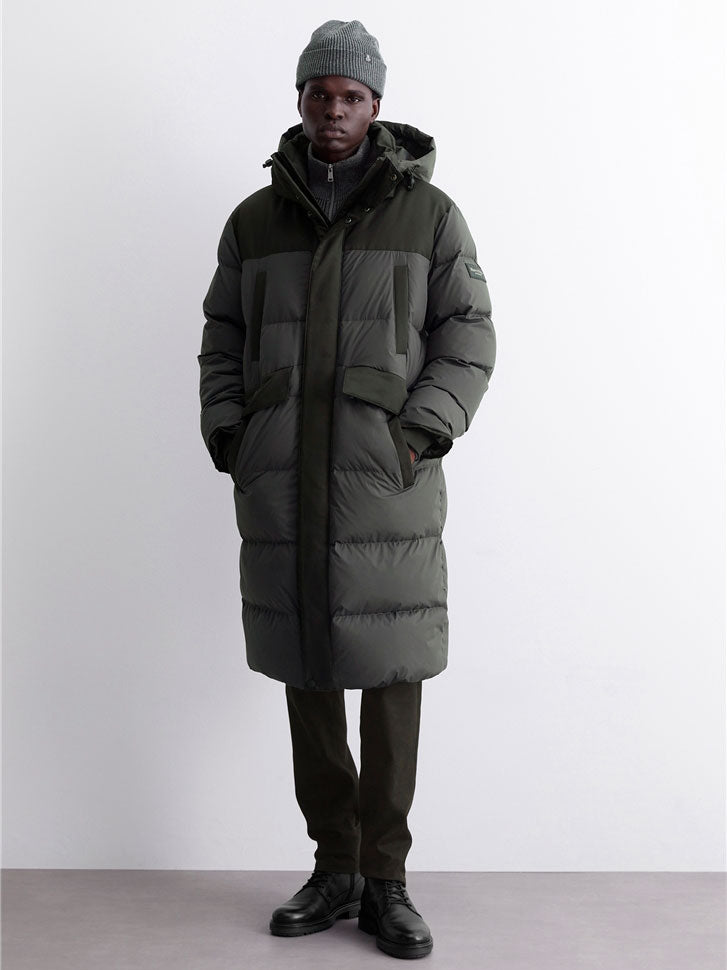 Marc o'polo miesten untuvatakki pitkä tummanharmaa