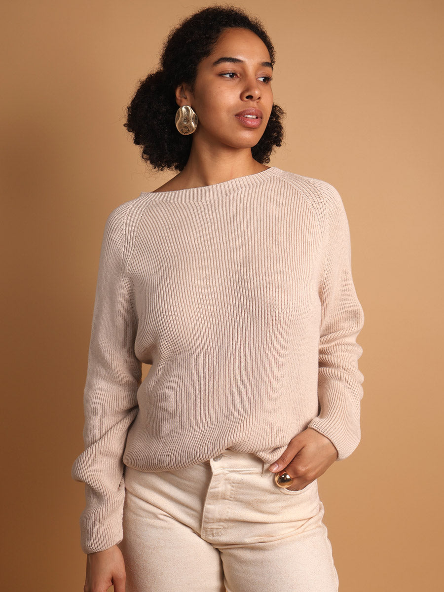 Mild Breeze cotton sweater