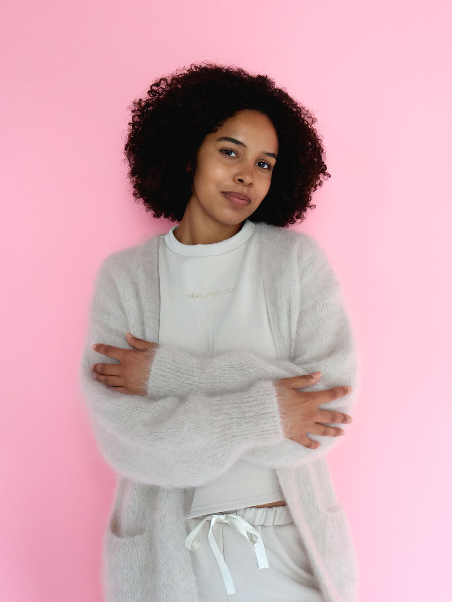 Piece of Heaven kid mohairneuletakki