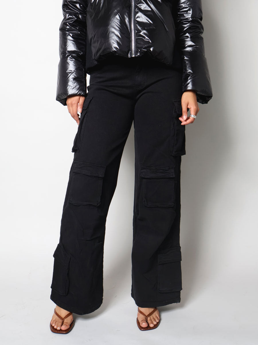 Pockets thigh pocket pants