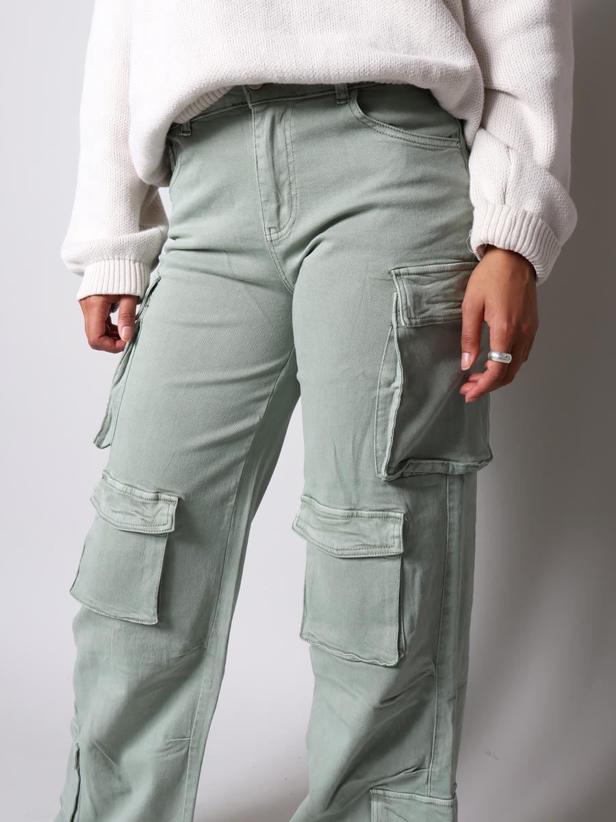 Pockets thigh pocket pants
