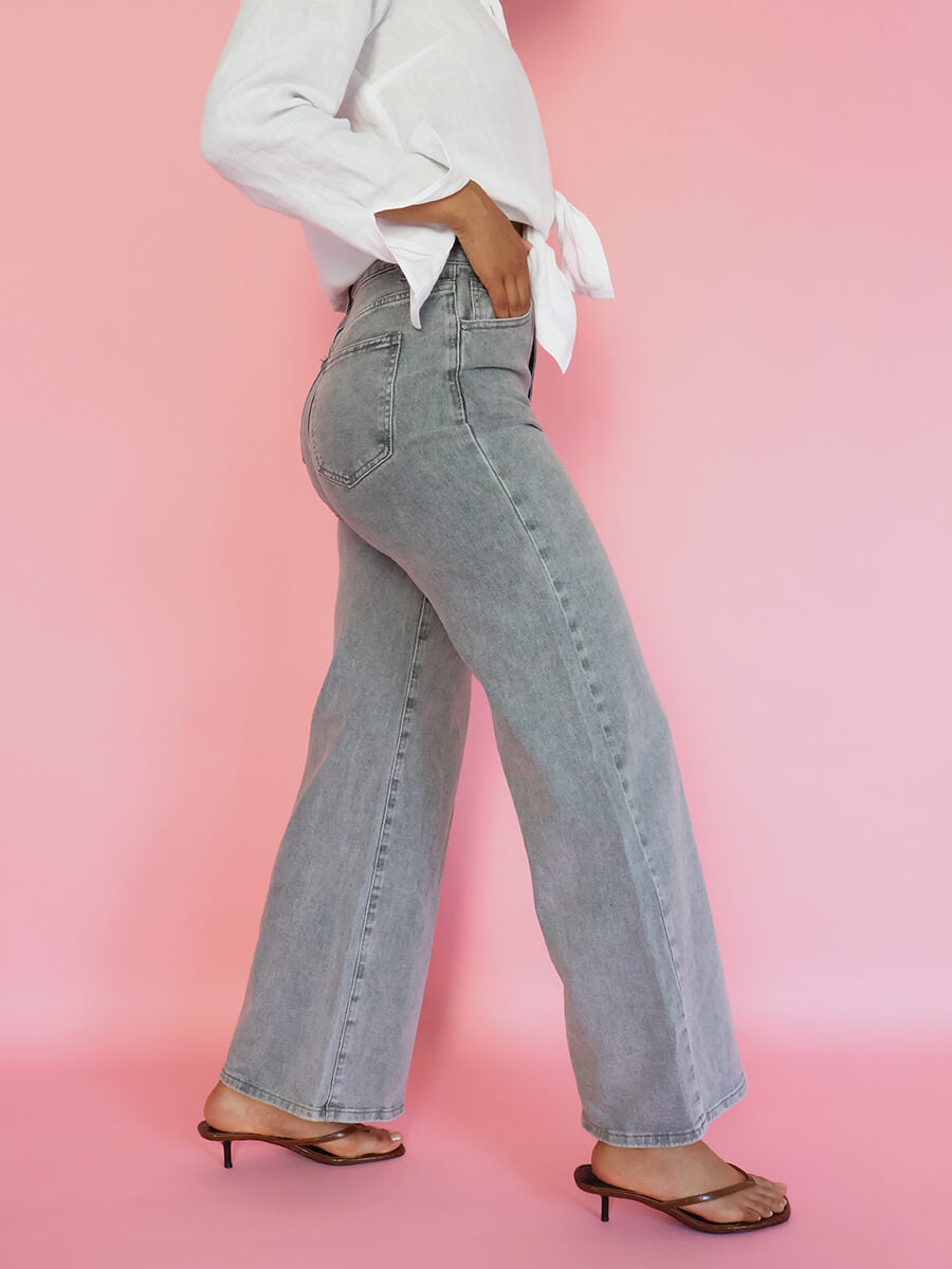 Wide leg jeans