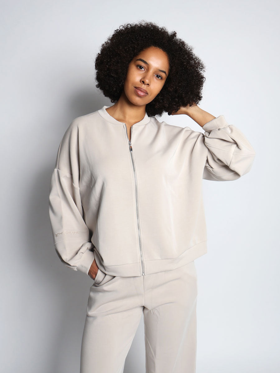 Soft Elegance lounge zip sweatshirt