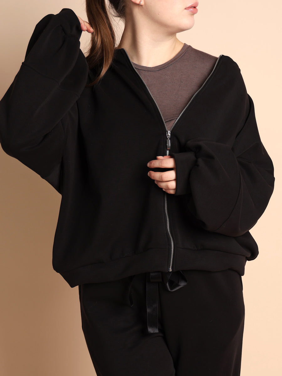 Soft Elegance lounge zip sweatshirt