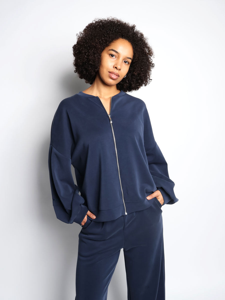 Soft Elegance lounge zip sweatshirt
