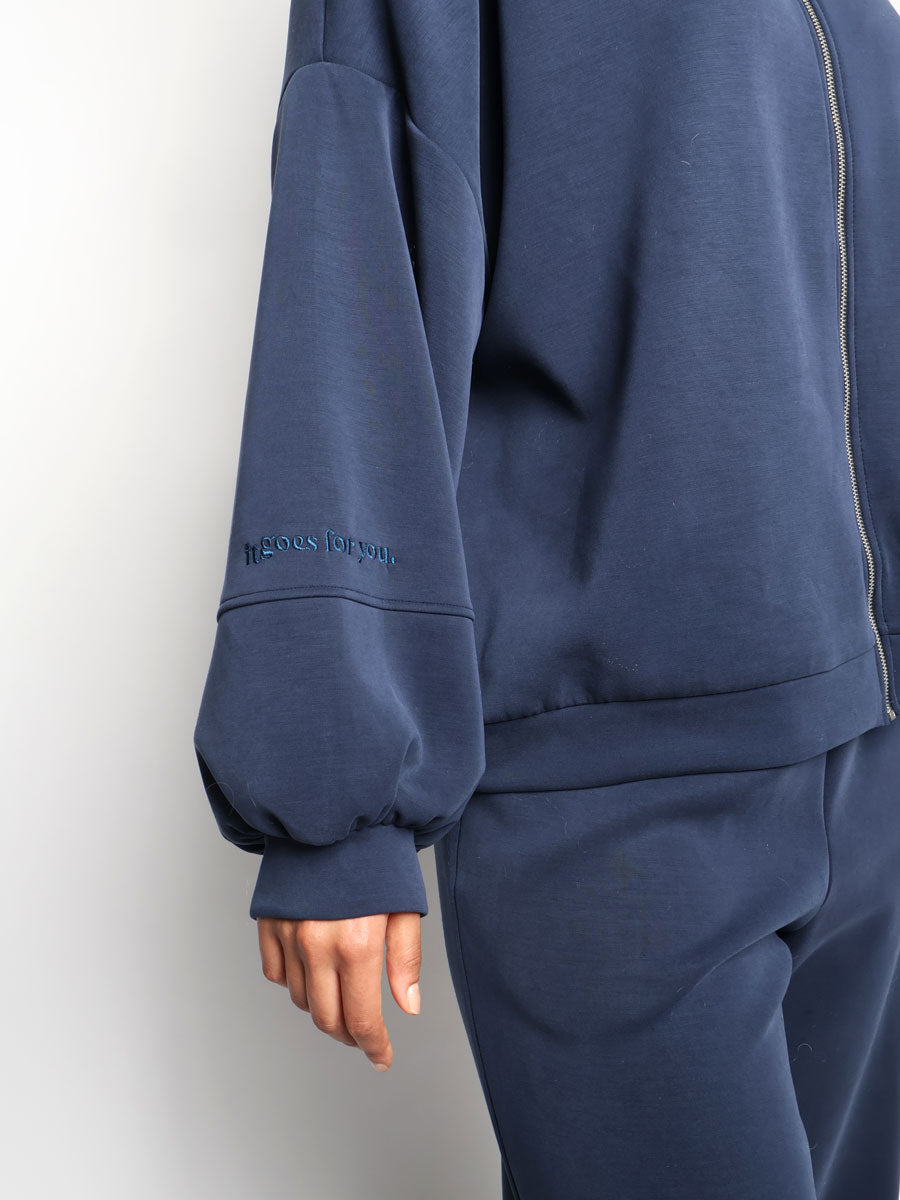 Soft Elegance lounge zip sweatshirt